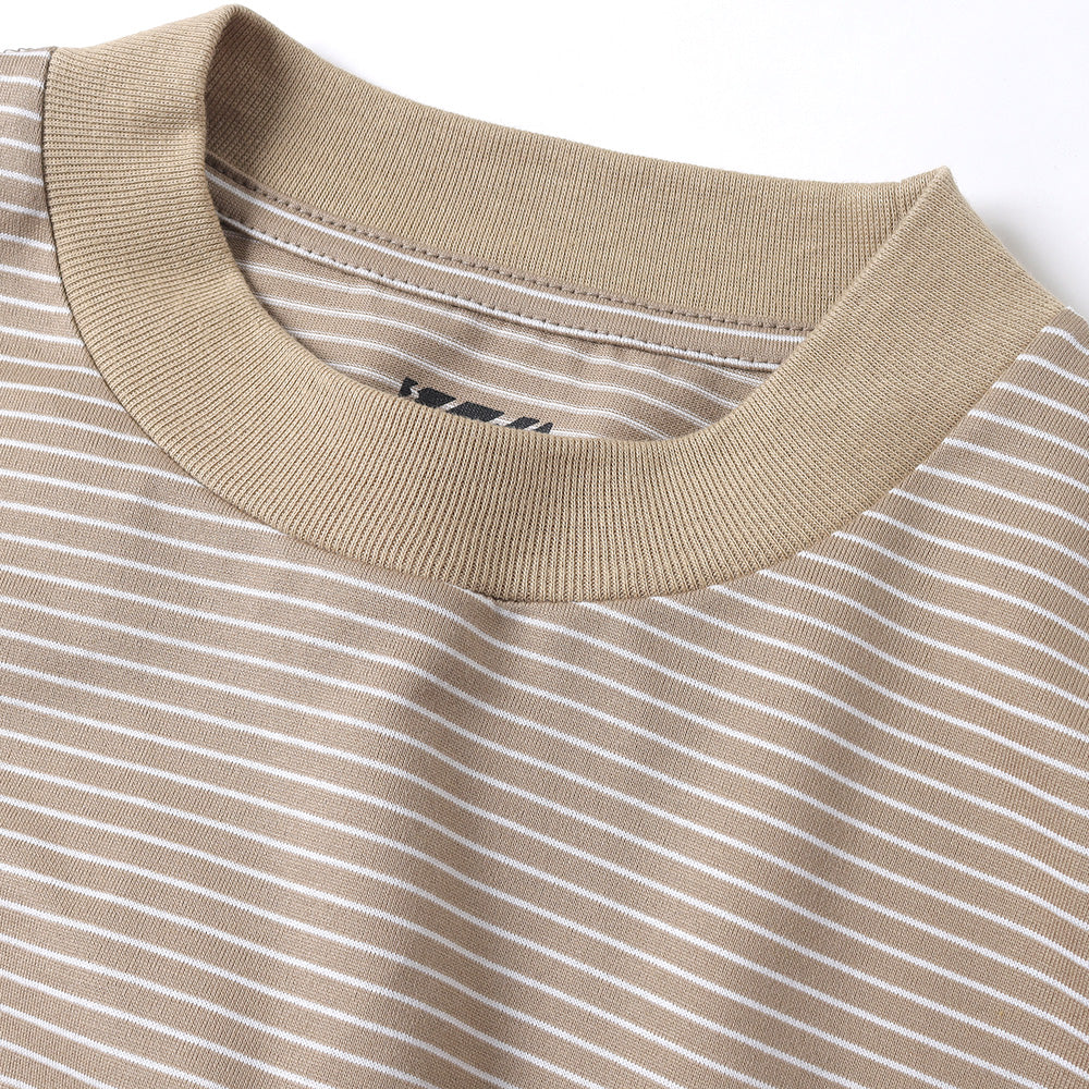 is-ness BALLOON LONG T SHIRT Border